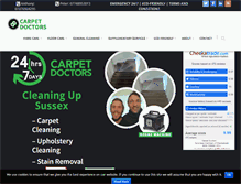 Tablet Screenshot of carpet-doctors.co.uk